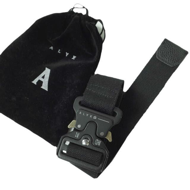 1017 ALYX 9SM アリクス イタリア製 ROLLERCOASTER BELT ローラーコースターベルト ONE SIZE ブラック キャンバス g11296 |  | 01