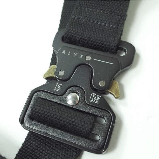 1017 ALYX 9SM アリクス イタリア製 ROLLERCOASTER BELT ローラーコースターベルト ONE SIZE ブラック キャンバス g11296 |  | 02