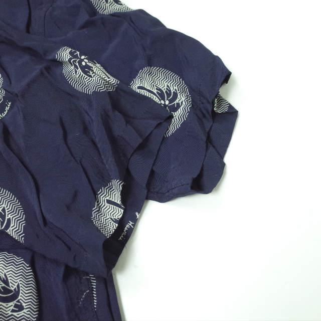 KONABAY HAWAII コナベイハワイ アメリカ製 Palm Tree Rayon Aloha Shirt ヤシの木柄 レーヨンアロハシャツ M ネイビー ハワイ製 g11317 |  | 04