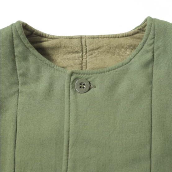 CZECH ARMY チェコスロバキア軍 60s M-60 キルティングライナージャケット 2 OLIVE 1960年代 ヴィンテージ ミリタリー ノーカラー ブルゾン |  | 02