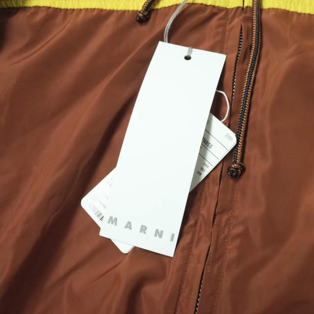 新品 MARNI マルニ 22SS カラーブロック ウインドブレーカー JUMU0116LQ TN855 48 ナイロン フーデッドジャケット バックロゴ g11343 |  | 02