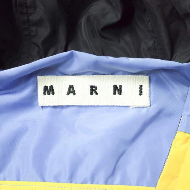 新品 MARNI マルニ 22SS カラーブロック ウインドブレーカー JUMU0116LQ TN855 48 ナイロン フーデッドジャケット バックロゴ g11343 |  | 07