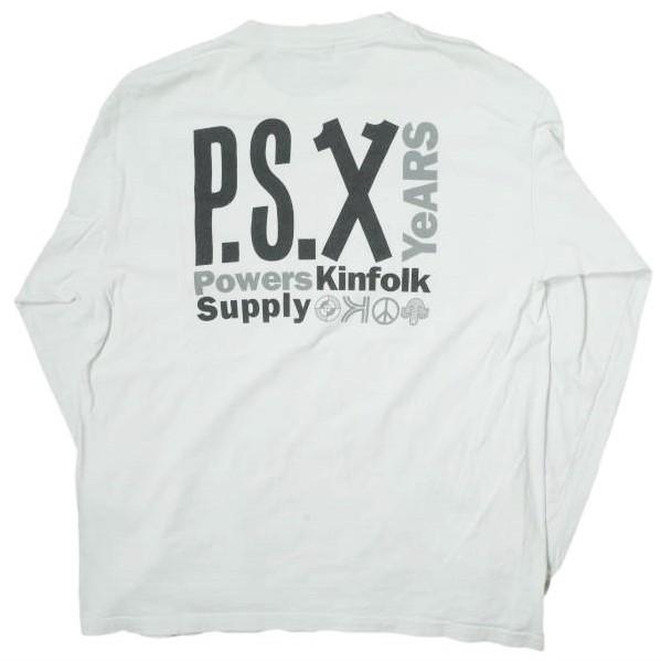 POWERS パワーズ アメリカ製 プリントロングスリーブTシャツ L ホワイト 長袖 ロンT トップス g11370 |  | 01