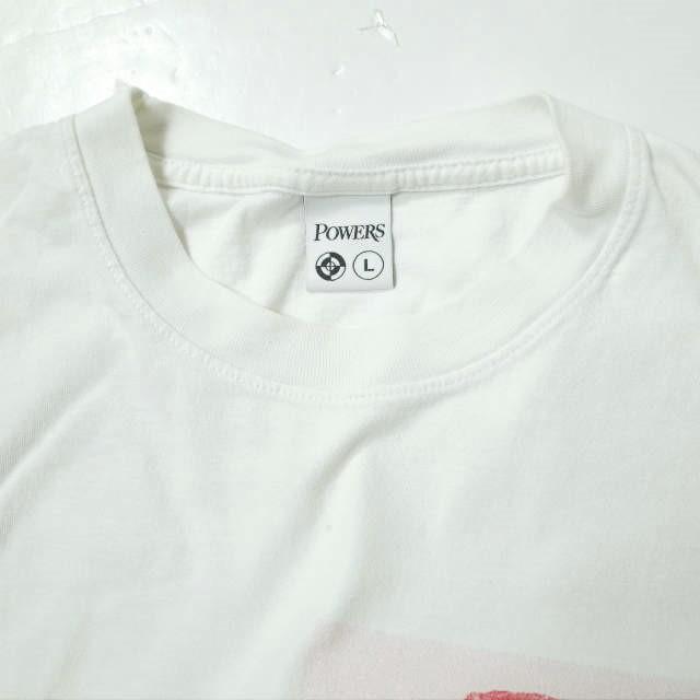 POWERS パワーズ アメリカ製 プリントロングスリーブTシャツ L ホワイト 長袖 ロンT トップス g11370 |  | 03