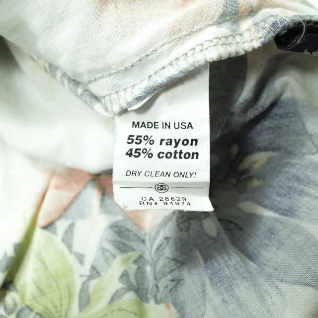 OLD STUSSY オールド ステューシー アメリカ製 紺タグ フラワー 