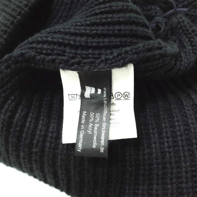 Leuchtfeuer ロイフトフォイヤー WALFANGER COTTON ACRYLIC コットンアクリルニットビーニー ブラック ニットキャップ ロール g11392 |  | 04