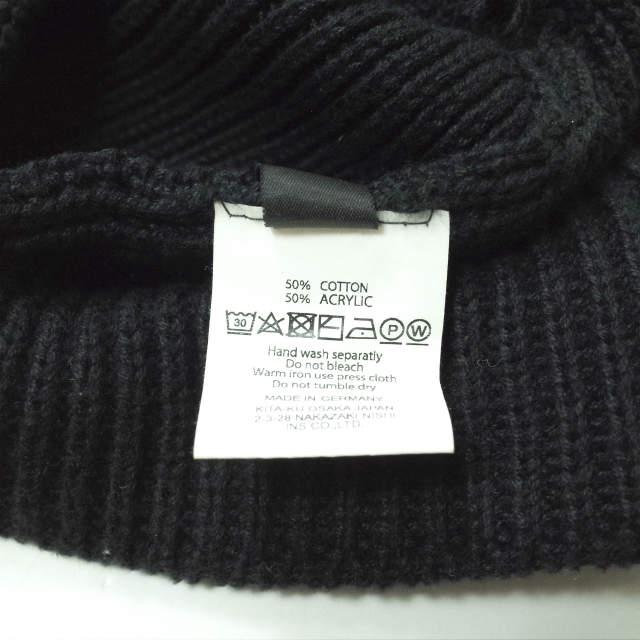 Leuchtfeuer ロイフトフォイヤー WALFANGER COTTON ACRYLIC コットンアクリルニットビーニー ブラック ニットキャップ ロール g11392 |  | 05