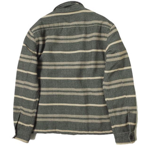 RRL ダブルアールエル STRIPE BLANKET W/NYLON QUILTING SHIRTS RRL ダブルアールエル STRIPE BLANKET W/NYLON QUILTING SHIRTS