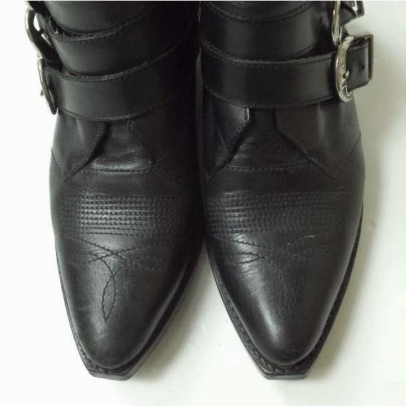 TOGA PULLA トーガ プルラ 4 METAL COWBOY BOOTS 4メタルバックルカウボーイブーツ 1114G 37(23-23.5cm) ブラック ショート g11473 |  | 04