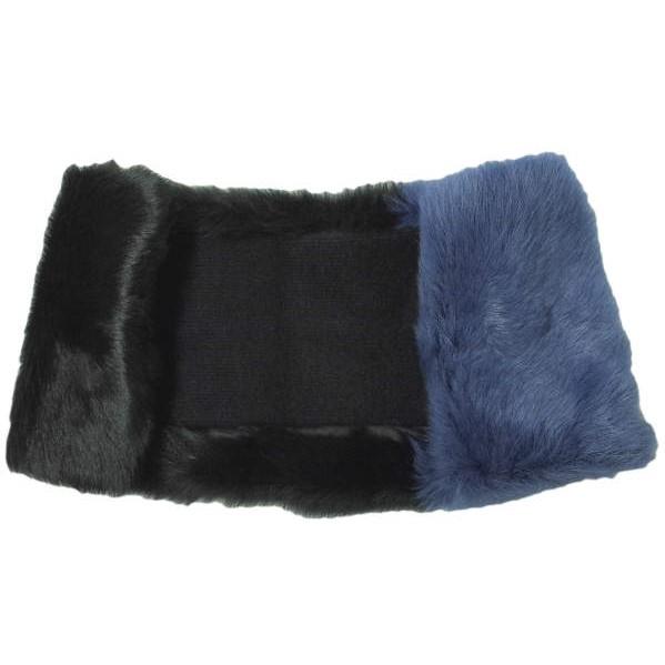 TOGA トーガ 16AW 日本製 リアルファーバイカラースヌード TA62-FW073 NAVY/BLACK マフラー g11488 |  | 01