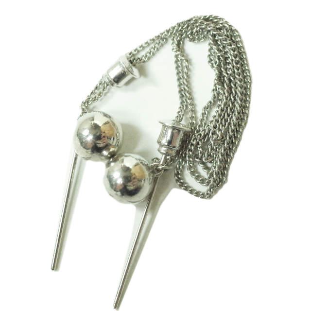 TOGA トーガ ボールチェーンピアス シルバー アクセサリー g11492 | 