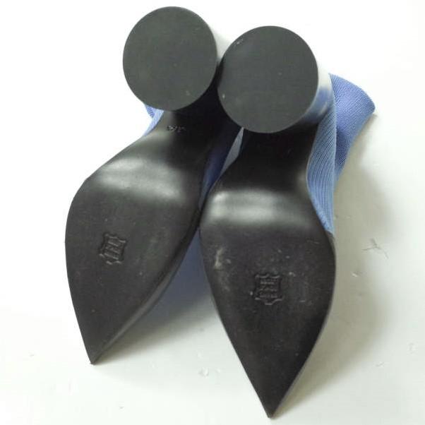 TOGA トーガ 17AW Heel Knit Leather Trimmed Ankle Boots リブニットアンクルブーツ TA81-AJ127 37(23-23.5cm) ブルー ソックス g11498 |  | 08