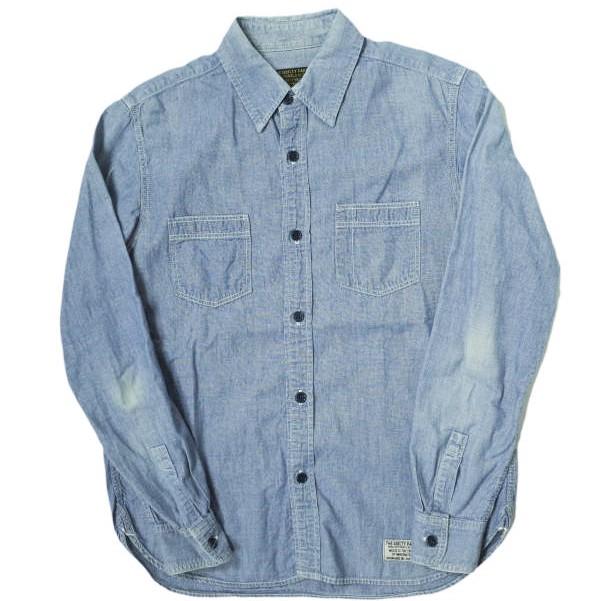 【激レア】ワコマリア 半袖シャンブレー ワークシャツ WACKO MARIA ワコマリア 日本製 Chambray Work Shirt