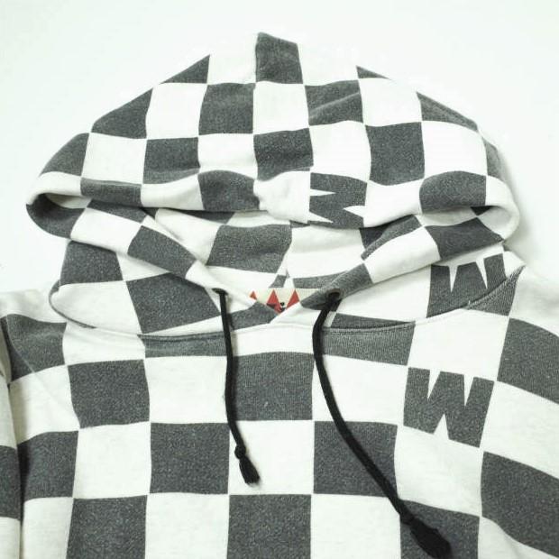 WEIRDO ウィアード 日本製 CHECKER SWEAT HOODIE チェッカーパターン 