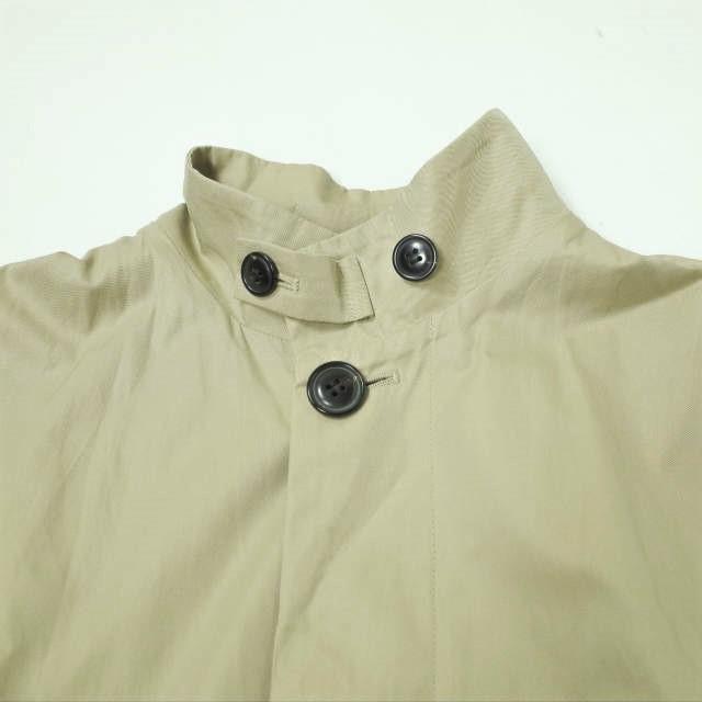 VAINL ARCHIVE x BEAUTY＆YOUTH ヴァイナルアーカイブ 別注 CHILL COAT コットンギャバ ステンカラーコート 2215BY001 L ベージュ g11531 |  | 03