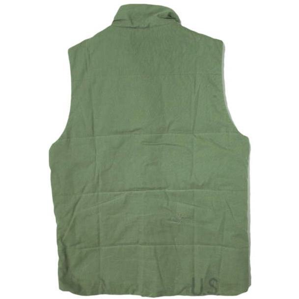 MADE by HEALTH メイドバイヘルス MERROW VEST 民族刺繍 リメイクミリタリー中綿ベスト M オリーブ メローベスト ARMY 解体 再構築 g11532 |  | 01