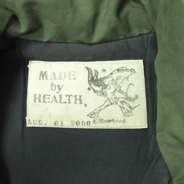 MADE by HEALTH メイドバイヘルス MERROW VEST 民族刺繍 リメイクミリタリー中綿ベスト M オリーブ メローベスト ARMY 解体 再構築 g11532 |  | 02