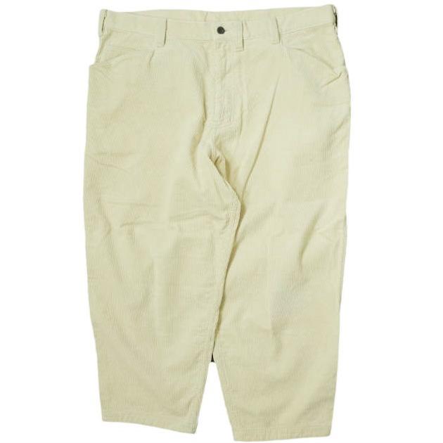 ESSAY エッセイ 日本製 GORILLA PANTS コーデュロイワイドクロップドパンツ ES03P-03 M アイボリー ゴリラ ボトムス g11573 | 