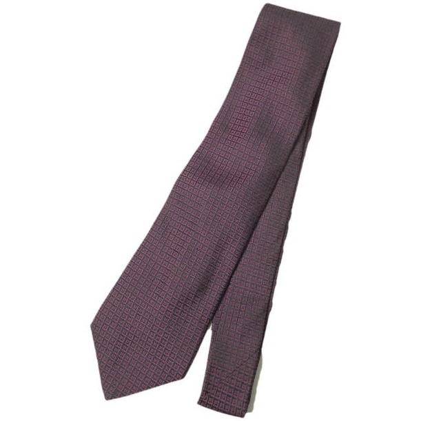 CHARVET シャルベ フランス製 小紋柄シルクネクタイ パープル/ブラック g11653 g11653LOOPヤフーショッピング店