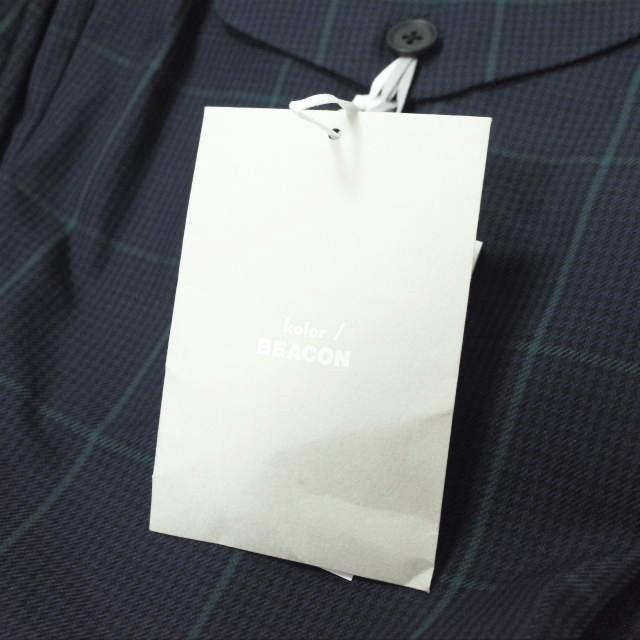 新品 kolor BEACON カラービーコン 21AW 日本製 ウエスト切り替え 