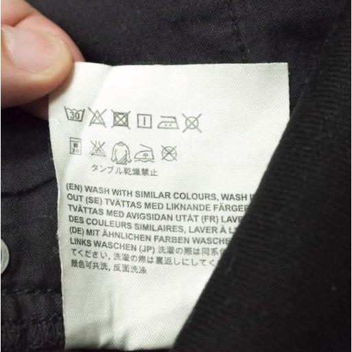 Acne Studios アクネストゥディオズ TOWN STAY CASH スリムテーパードデニムパンツ 29 ブラック ボタンフライ ジーンズ ボトムス g11766 |  | 08