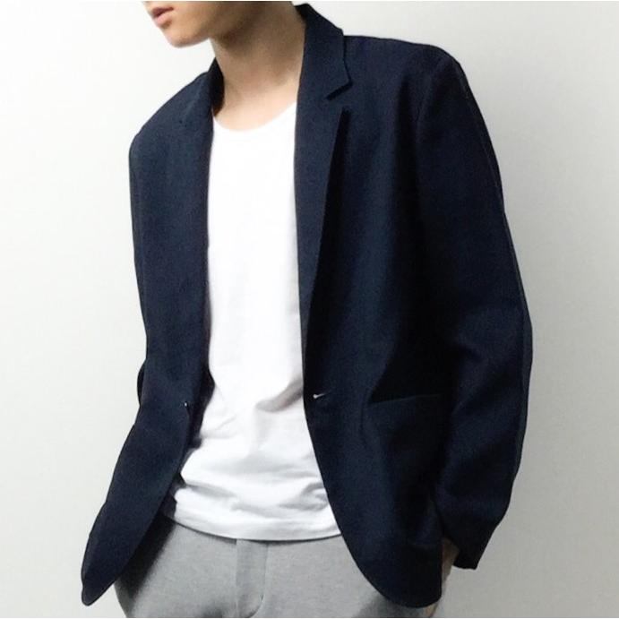 JOURNAL STANDARD TRISECT-2 ジャーナルスタンダード ROYAL LINECO NARROW 1B JACKET テーラードジャケット L ネイビー g11776 |  | 02