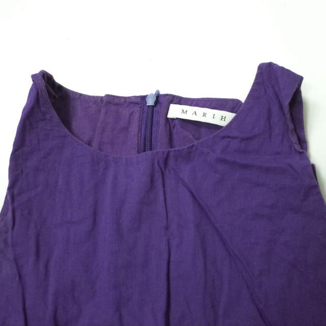 MARIHA マリハ 夏のレディのドレス コットンノースリーブマキシ