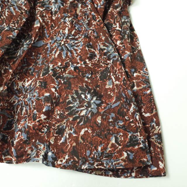 ne Quittez pas x nano universe ヌキテパ ナノユニバース 別注 POPLIN ETHNIC SKIRT ポプリンエスニックスカート マキシ 花柄 g11802 |  | 05