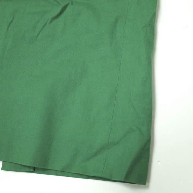 SACRA サクラ 日本製 コットンリネンストレッチ ウエストリボン付き 膝下丈 タイトスカート 118120121 38 グリーン ボトムス g11806 |  | 03