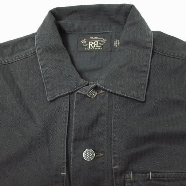 RRL ダブルアールエル BLACK FINN OVERSHIRT ヘリンボーンツイル RRL ダブルアールエル BLACK FINN OVERSHIRT ヘリンボーンツイル