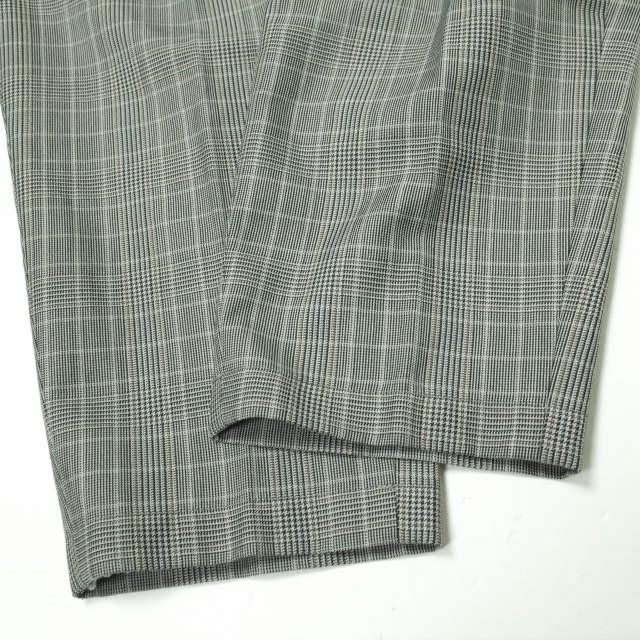 green label relaxing UNITED ARROWS アローズ CM TWチェック 2プリーツワイドテーパードパンツ 機能性生地 3214-139-2927 S グレー g11870 |  | 05