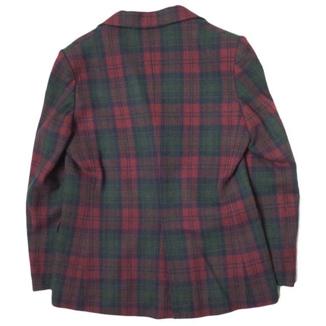 RALPH LAUREN ラルフローレン 90's ウールチェック3Bジャケット 表記なし(S程度) レッド テーラード 小杉産業 アウター g11926 |  | 01