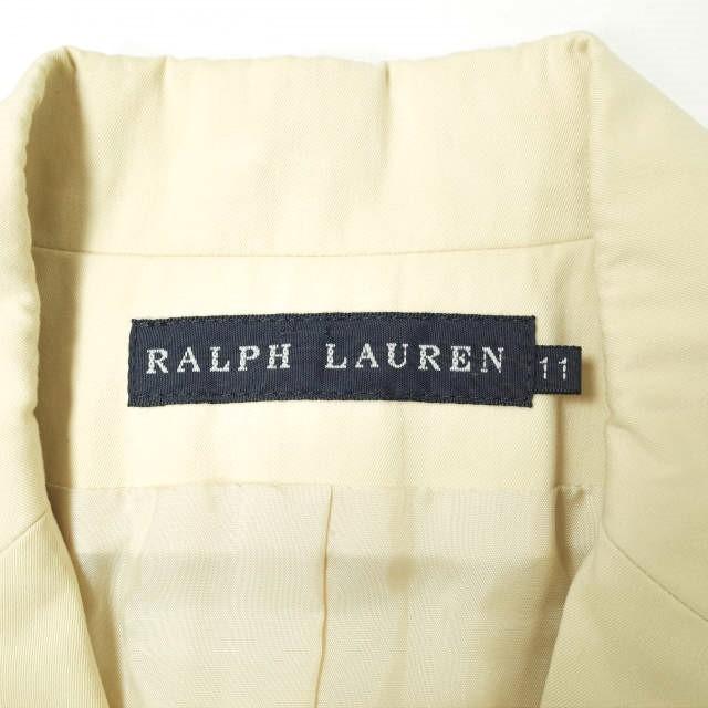 RALPH LAUREN ラルフローレン 日本製 コットンツイル2Bジャケット 11 ベージュ テーラード アウター g11927 |  | 02