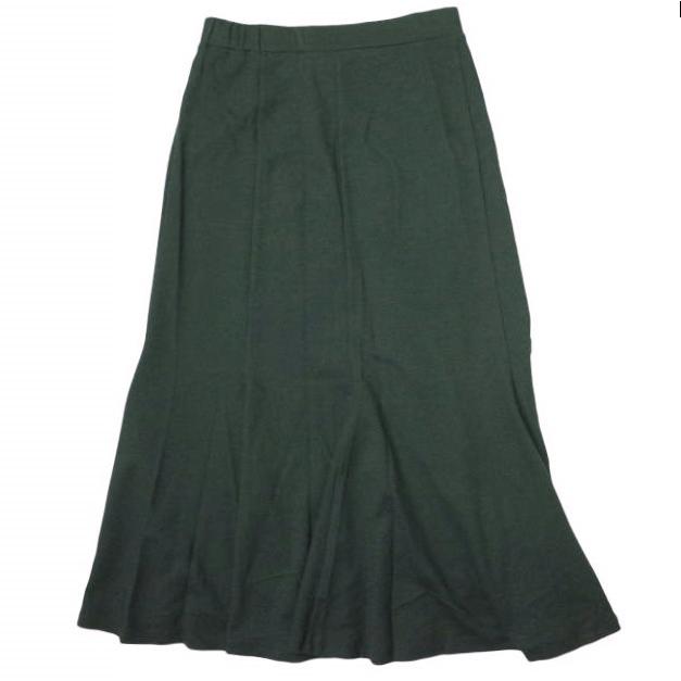 Robes＆Confections 22AW 日本製 Super 120's Washable Double Jersey Mermaid Skirt マーメイドスカート HRC-S01-100F 1 グリーン g11974 | 
