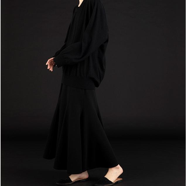 Robes＆Confections 22AW 日本製 Super 120's Washable Double Jersey Mermaid Skirt マーメイドスカート HRC-S01-100F 1 グリーン g11974 |  | 02