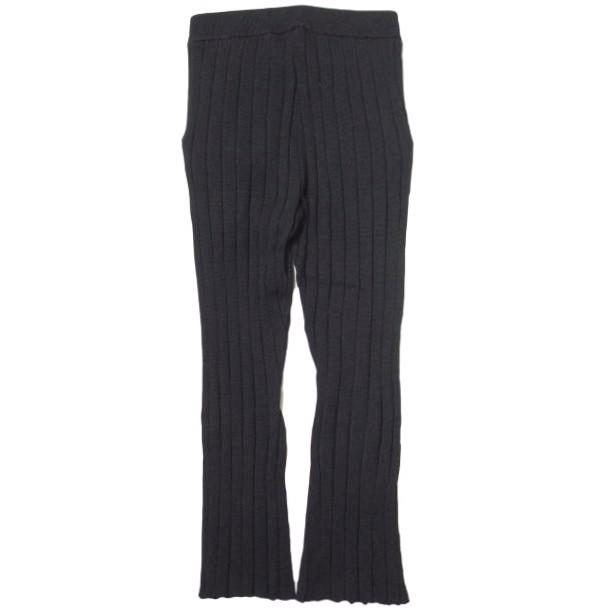 AULA AILA アウラアイラ 20AW リブパンツ 1204-06007 0 BLACK イージー ボトムス g11984 |  | 01