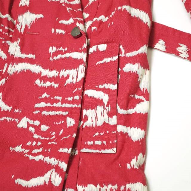 MARC BY MARC JACOBS マークバイマークジェイコブス コットンストレッチ スタンドカラートレンチコート 6793123808E XS レッド g11986 |  | 05