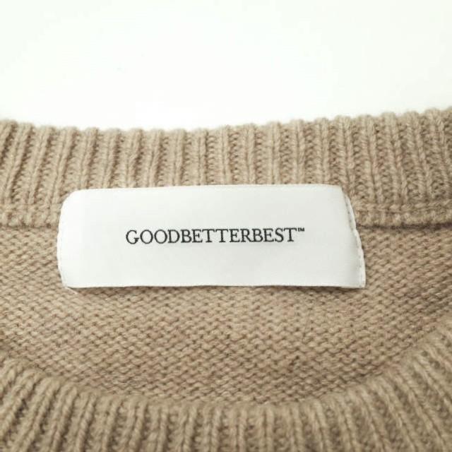 GOODBETTERBEST グッドベターベスト ダメージニット GB17-12X040 2 ベージュ セーター クルーネック プルオーバー アーバンリサーチ g11999 |  | 02