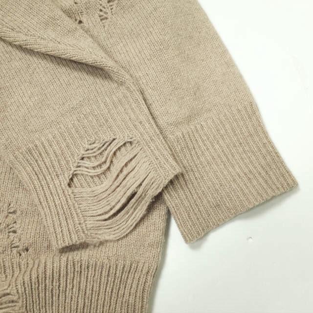 GOODBETTERBEST グッドベターベスト ダメージニット GB17-12X040 2 ベージュ セーター クルーネック プルオーバー アーバンリサーチ g11999 |  | 04