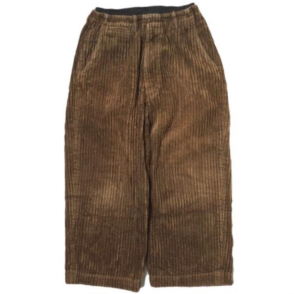 SASQUATCHfabrix. サスクワァッチファブリックス 17AW CORDUROY PANTS コーデュロイワイドイージーパンツ 17AW-PA9-009 S ブラウン g12009 | 