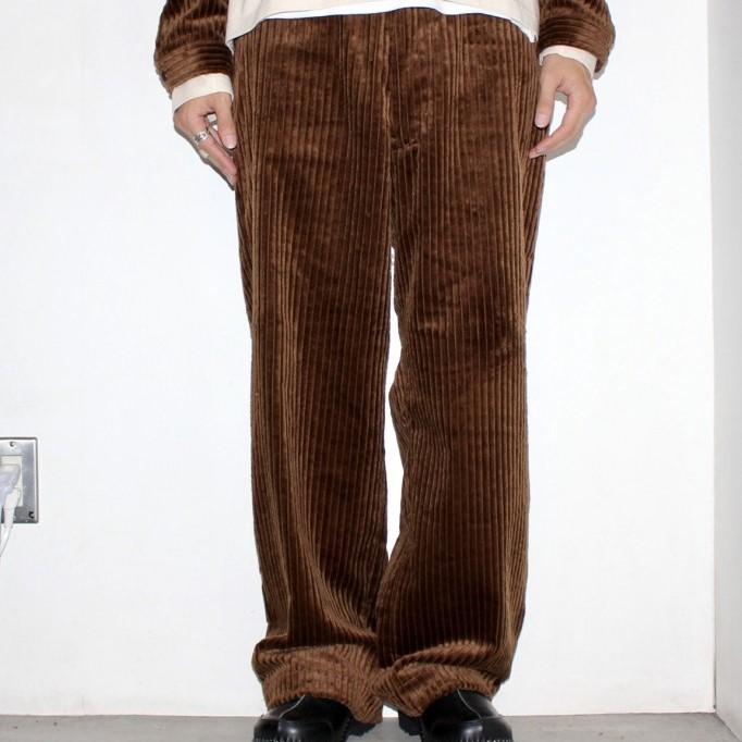 SASQUATCHfabrix. サスクワァッチファブリックス 17AW CORDUROY PANTS コーデュロイワイドイージーパンツ 17AW-PA9-009 S ブラウン g12009 |  | 08