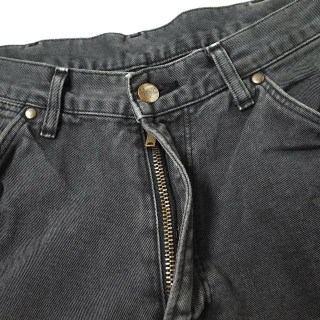 Ron Herman x Wrangler ロンハーマン ラングラー 別注 日本製 クラッシュ加工クロップドデニムパンツ WS0057 M FADE BLACK ジーンズ g12013 |  | 02