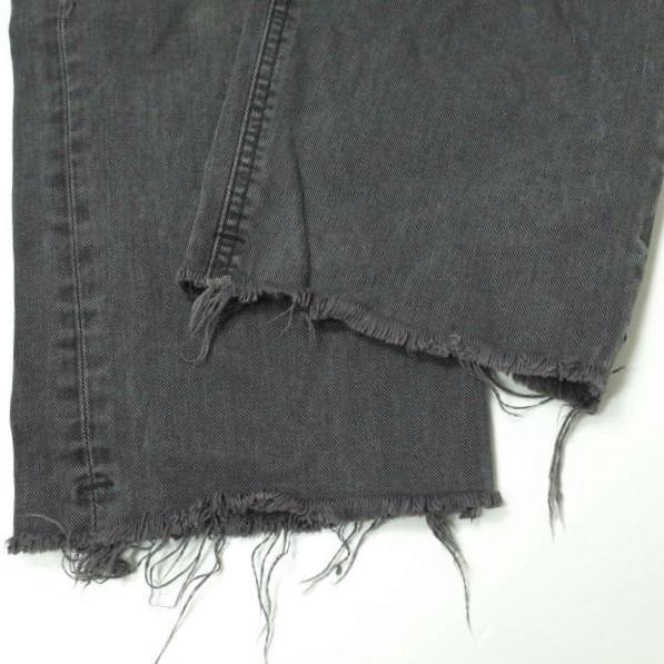 Ron Herman x Wrangler ロンハーマン ラングラー 別注 日本製 クラッシュ加工クロップドデニムパンツ WS0057 M FADE BLACK ジーンズ g12013 |  | 05