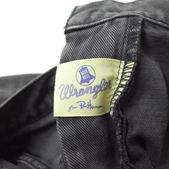 Ron Herman x Wrangler ロンハーマン ラングラー 別注 日本製 クラッシュ加工クロップドデニムパンツ WS0057 M FADE BLACK ジーンズ g12013 |  | 07