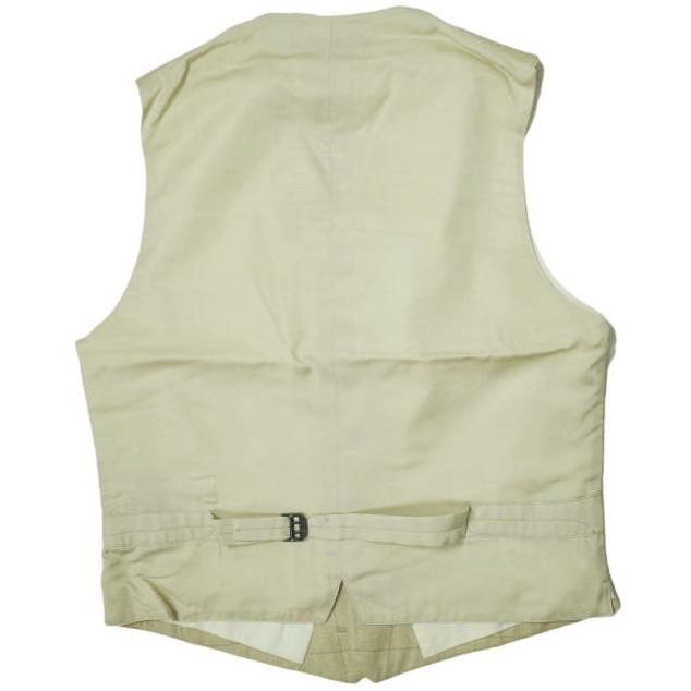 RRL ダブルアールエル SILK×LINEN WINDOWPANE BRYANT SUITS - MADE IN ITALY ウィンドウペン 3ピーススーツ ベージュ Double RL g12081 |  | 04