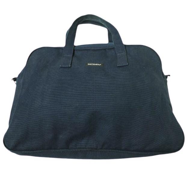marimekko x BEAUTY＆YOUTH UNITED ARROWS マリメッコ ビューティーアンドユース 別注 FRIDAY 2WAY キャンバス ボストンバッグ NAVY カバン | 