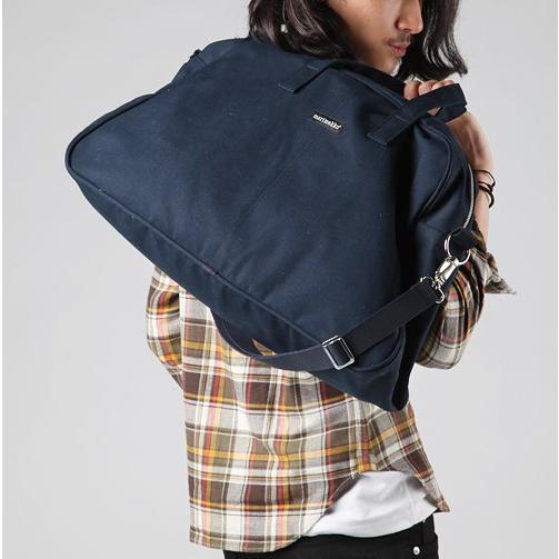 marimekko x BEAUTY＆YOUTH UNITED ARROWS マリメッコ ビューティーアンドユース 別注 FRIDAY 2WAY キャンバス ボストンバッグ NAVY カバン |  | 02