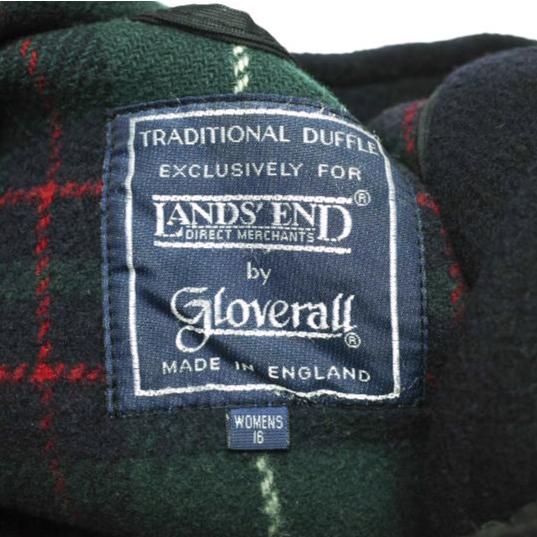 LANDS' END x Gloverall ランズエンド グローバーオール 別注 イギリス製 80s メルトンウールダッフルコート WOMENS 16 NAVY ヴィンテージ |  | 02