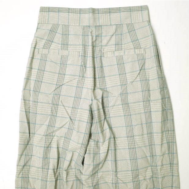 新品 green label relaxing UNITED ARROWS グリーンレーベルリラクシング チェックタックワイドパンツ 3614-199-2406 38 グレー 2タック |  | 07