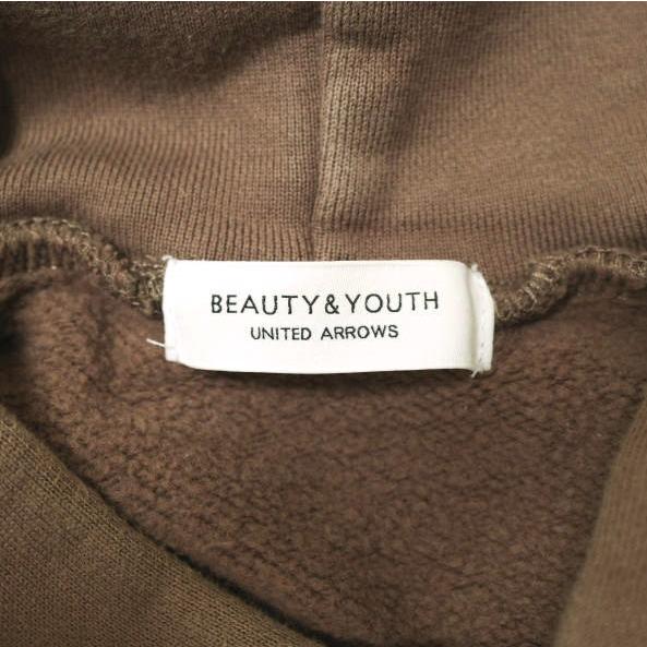 BEAUTY＆YOUTH UNITED ARROWS ビューティーアンドユース マーセライズドスウェットパーカー 1212-175-7315 XL ブラウン プルオーバー |  | 02